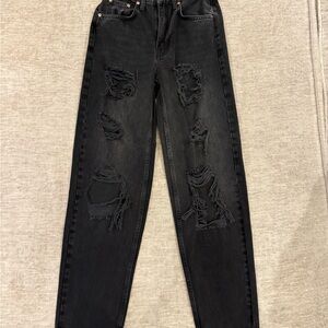 BDG Black Distressed Boyfriend Jeans